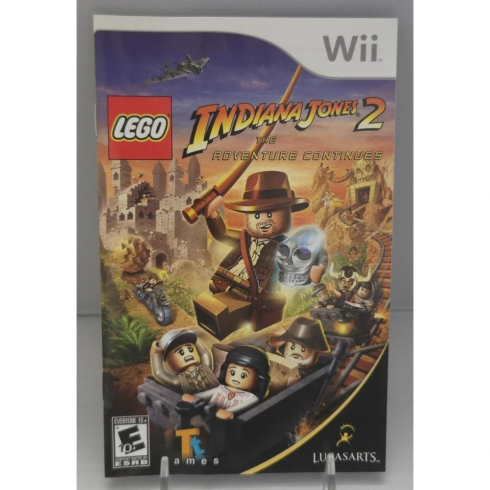 LEGO Indiana Jones Original Adventures & Adventure Continues Bundle Nintendo Wii